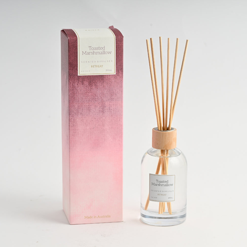 Retreat Reed Diffuser 200ml - TOASTED MARSHMALLOW